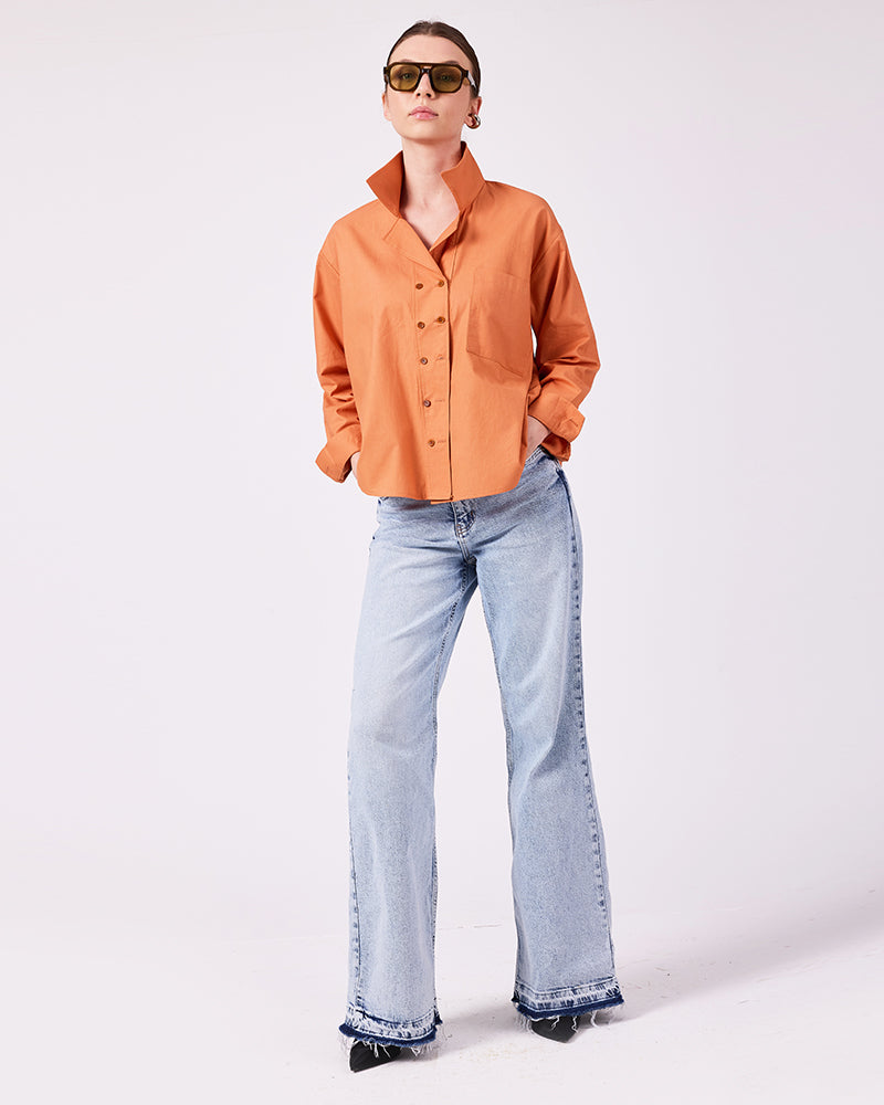 Kiremit Rengi Gömlek