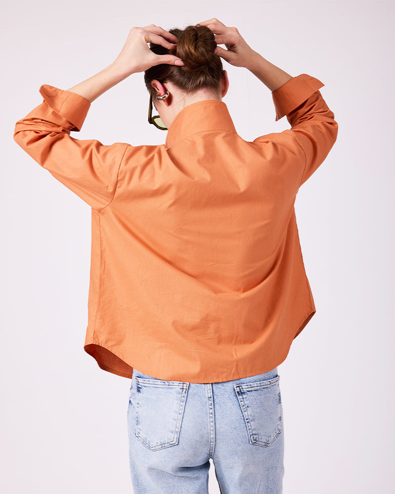 Kiremit Rengi Gömlek