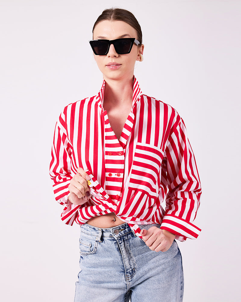 Kırmızı Çizgili Gömlek