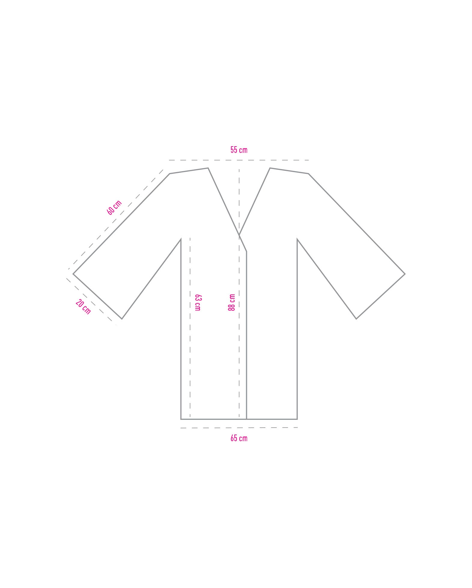 Zebra desenli elbise-kimono